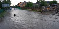 DUŻE ZNISZCZENIA PO ULEWNYCH DESZCZACH W GMINIE ŁOMŻA!