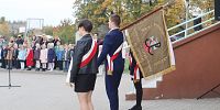 Wmurowanie aktu erekcyjnego pod rozbudowę szkoły w Konarzycach