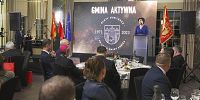 Statuetki św. Wawrzyńca na Złoty Jubileusz 50-lecia Gminy Łomża [VIDEO]