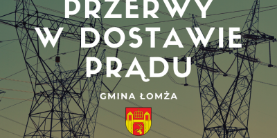 baner przerwa w dostawie prądu