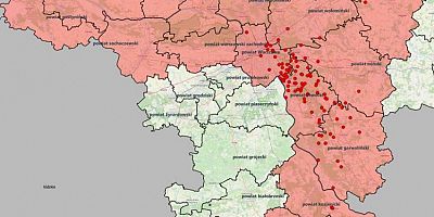 mapa występowania wścieklizny