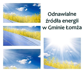 Ankieta potrzeb mieszkańców Gminy Łomża dotycząca odnawialnych źródeł energii.