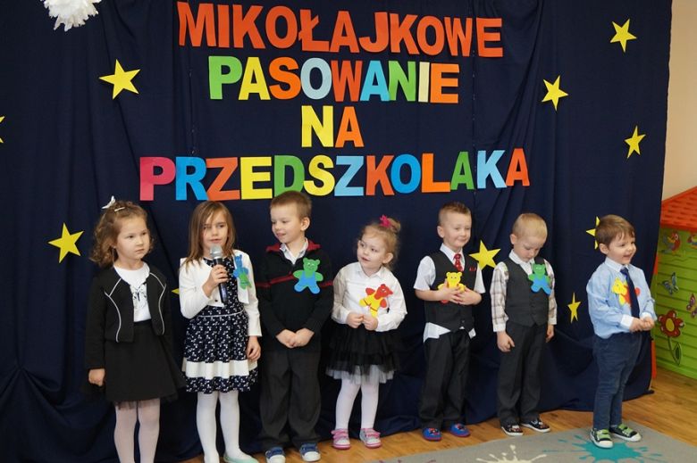 Mikołajkowe pasowanie na przedszkolaka