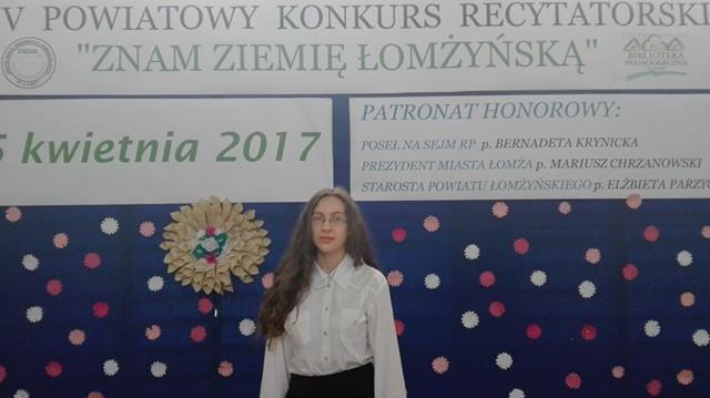 Paulina Pęska laureatką konkursu krasomówczego