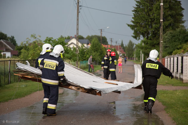 Poszkodowani w wyniku nawałnicy mieszkańcy Giełczyna z pomocą