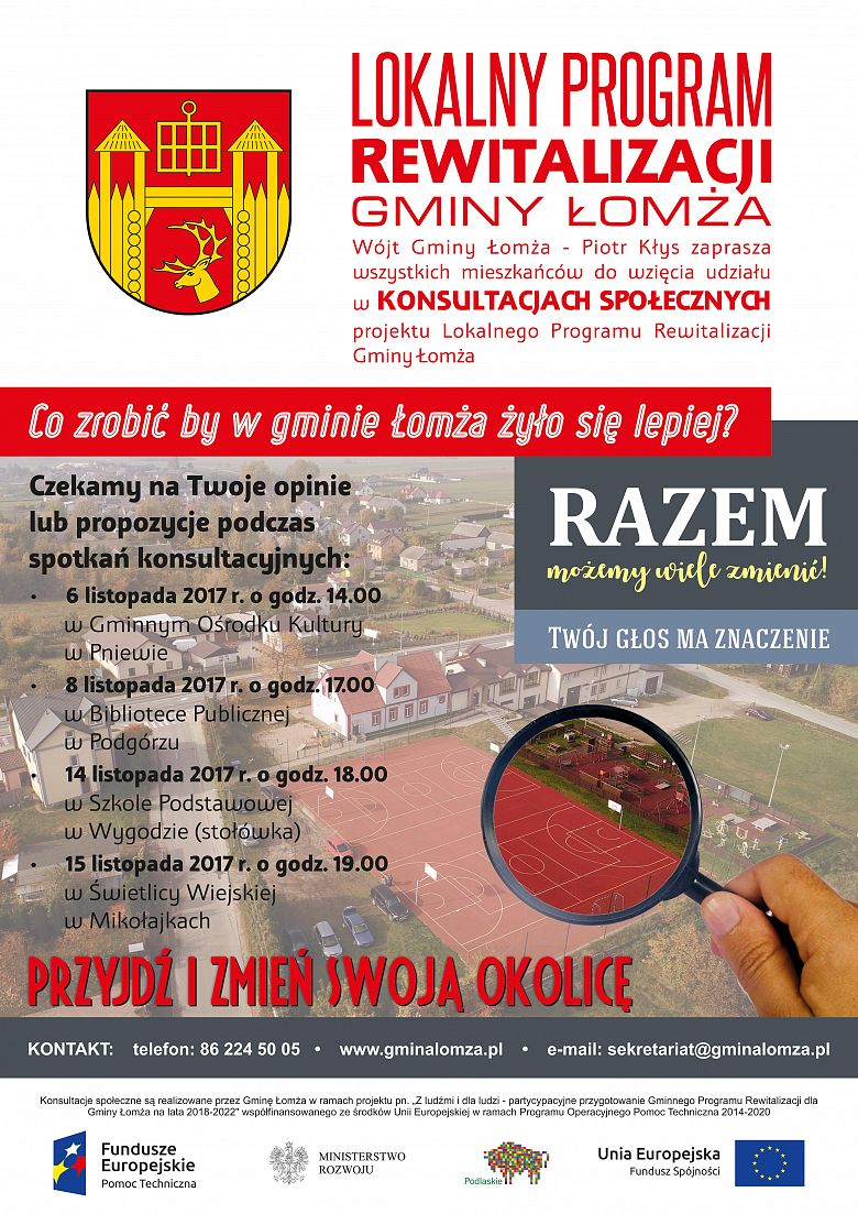 Zapraszamy na konsultacje społeczne 