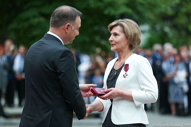 Skarbnik Gminy Łomża z odznaczeniem Prezydenta RP