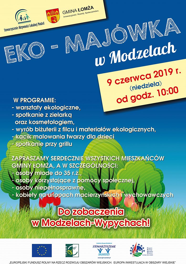 ZAPRASZAMY NA EKO-MAJÓWKĘ W MODZELACH!