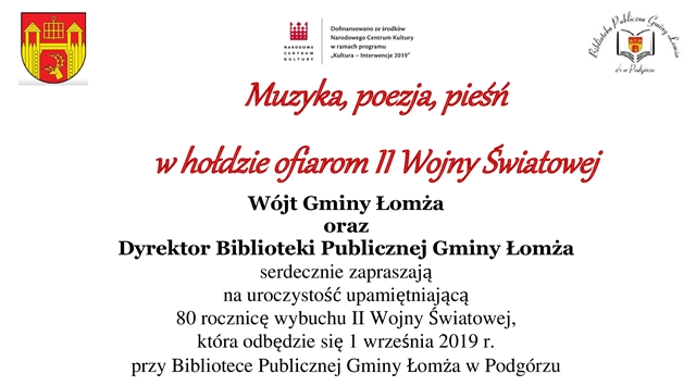 Muzyka, poezja, pieśń w hołdzie ofiarom II Wojny Światowej