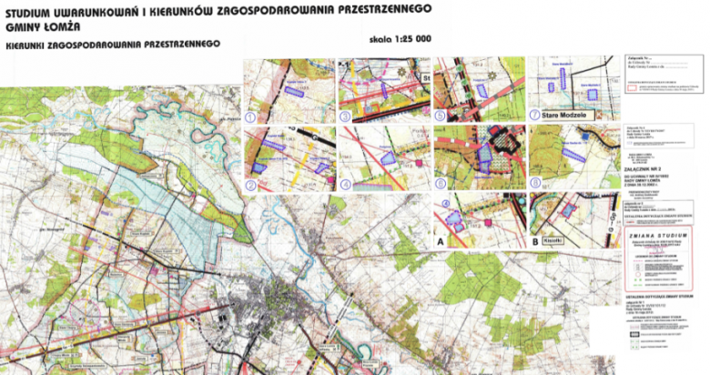 Zmiana studium uwarunkowań i kierunków zagospodarowania przestrzennego