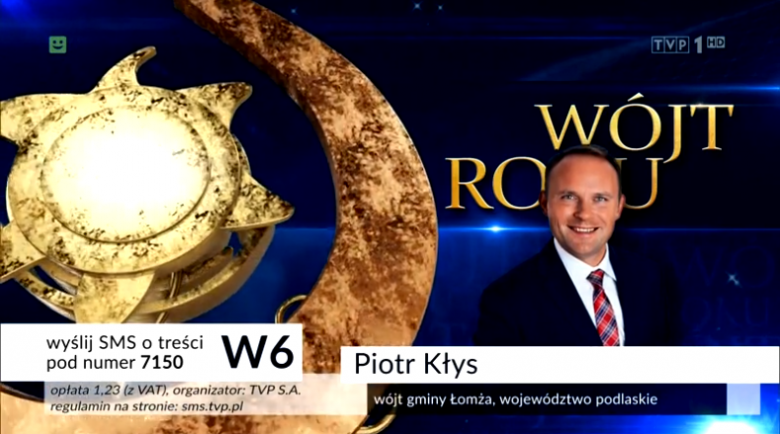 Wójt Piotr Kłys nominowany w konkursie 