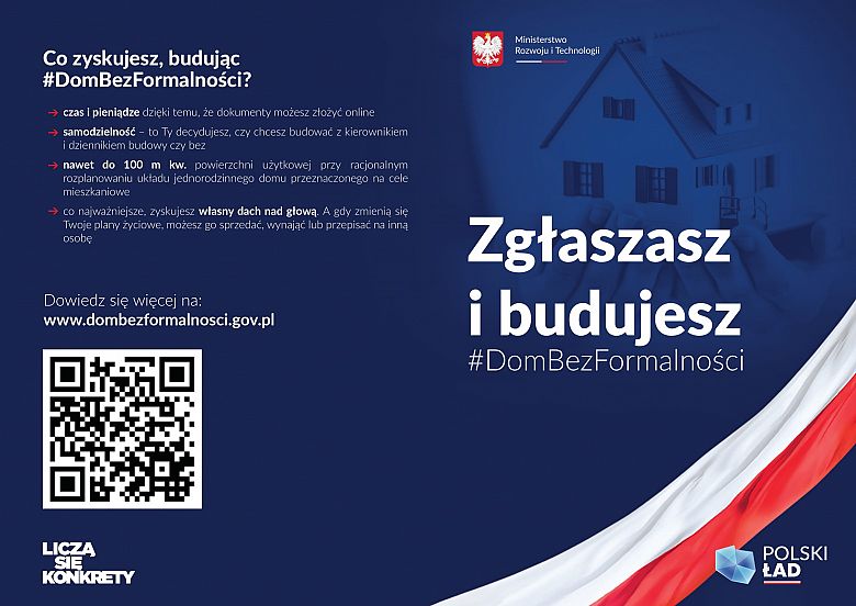 Zgłaszasz i budujesz #DomBezFormalności