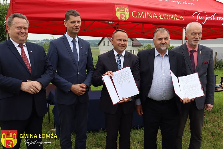 Umowa na najdroższą w historii Gminy Łomża inwestycję podpisana