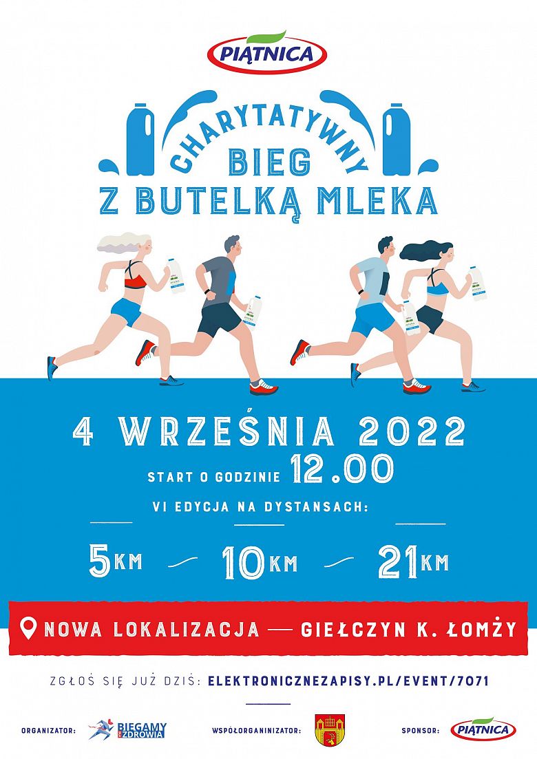 Charytatywny Bieg z Butelką Mleka 2022 już 4 września!