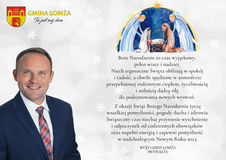 Życzenia z okazji Świąt Bożego Narodzenia