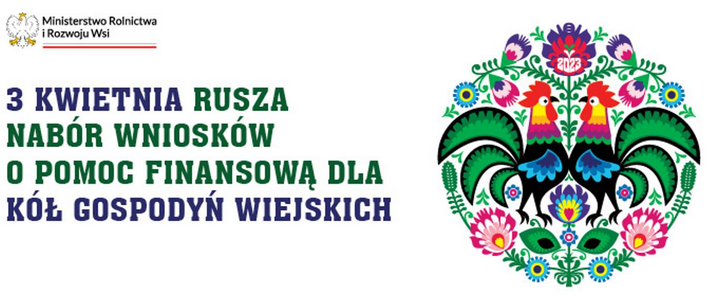 Pomoc finansowa dla Kół Gospodyń Wiejskich w 2023 r. – ruszył nabór wniosków