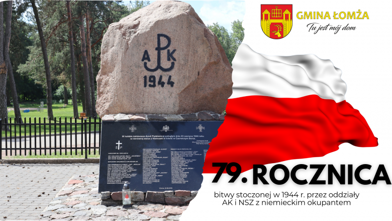 Zaproszenie na obchody 79. rocznicy bitwy pod Czerwonym Borem