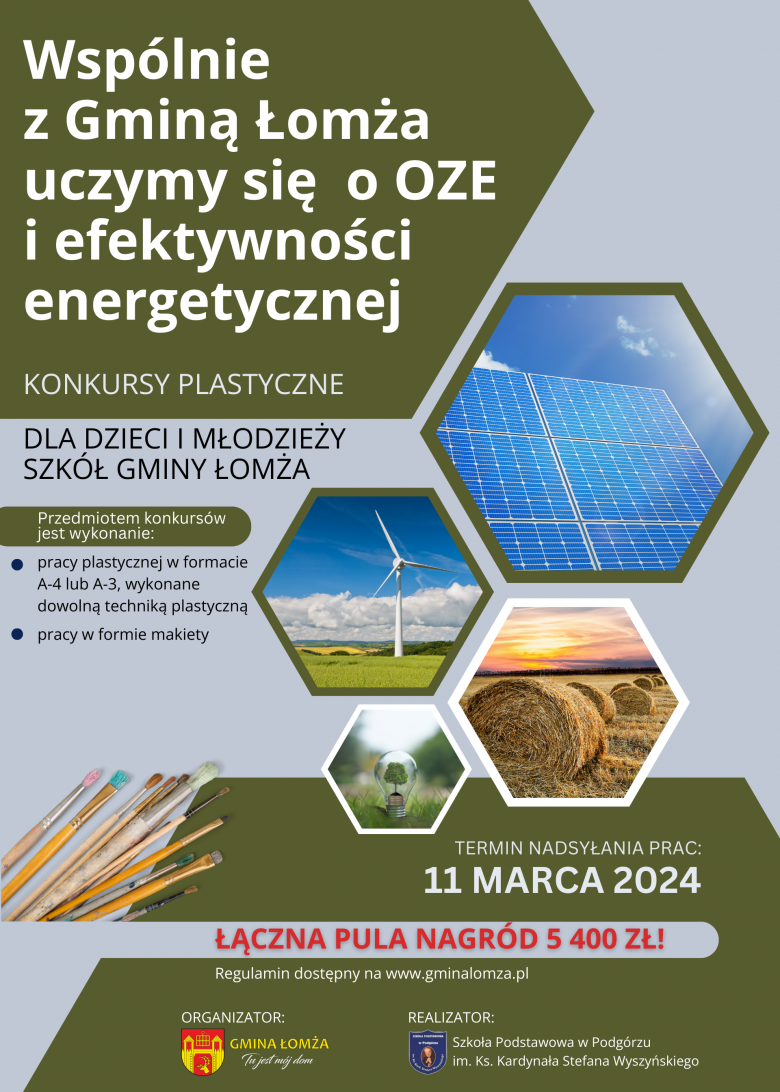 Konkurs plastyczny dot. odnawialnych źródeł energii