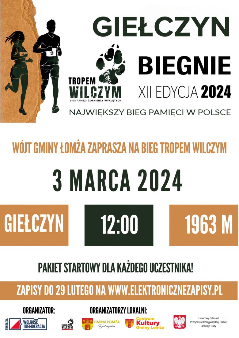 Bieg Tropem Wilczym w Giełczynie