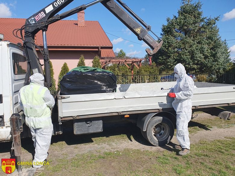 Szkodliwy eternit znika z Gminy Łomża